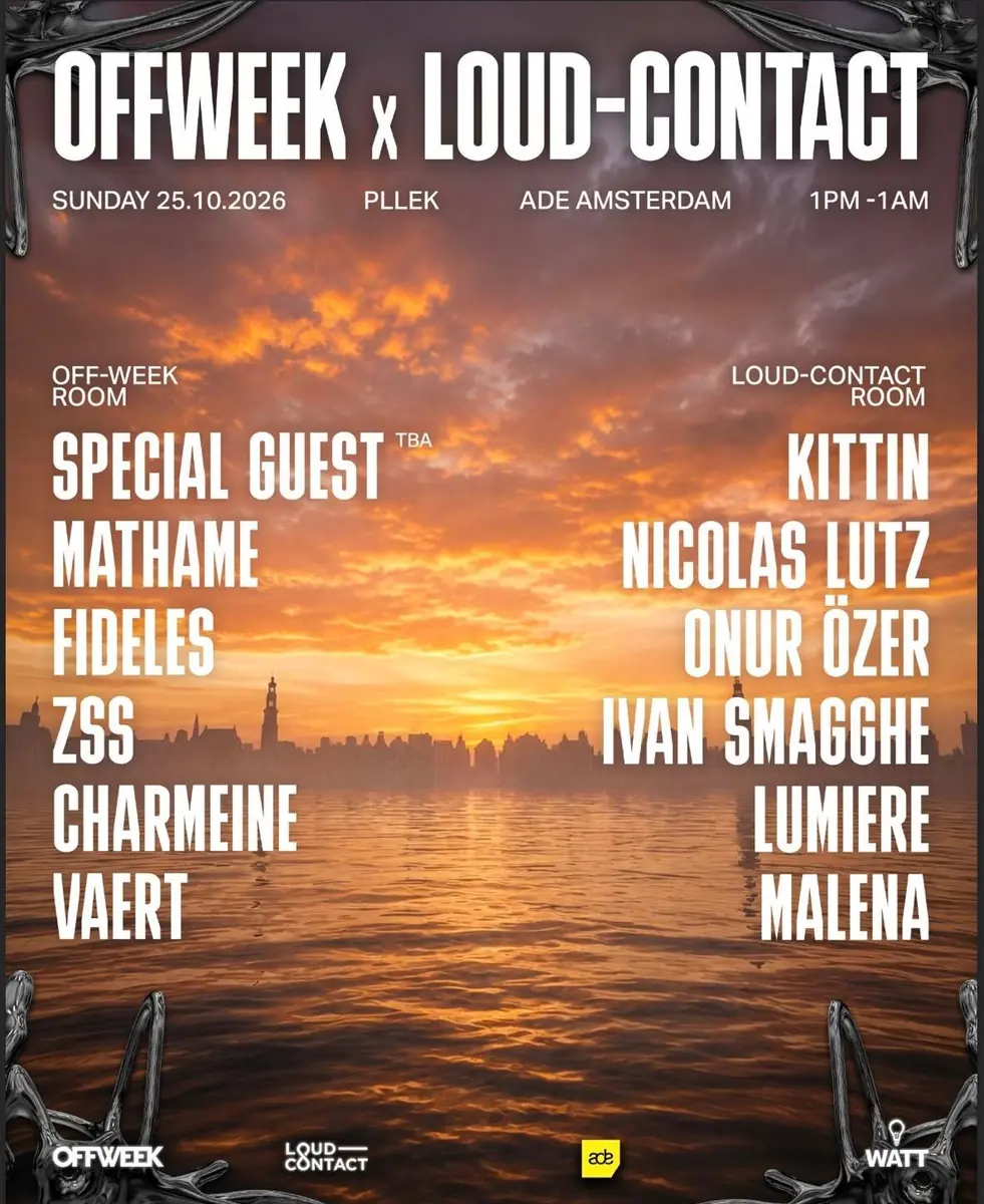 Offweek x Loud-Contact - ADE — Pllek, Amsterdam