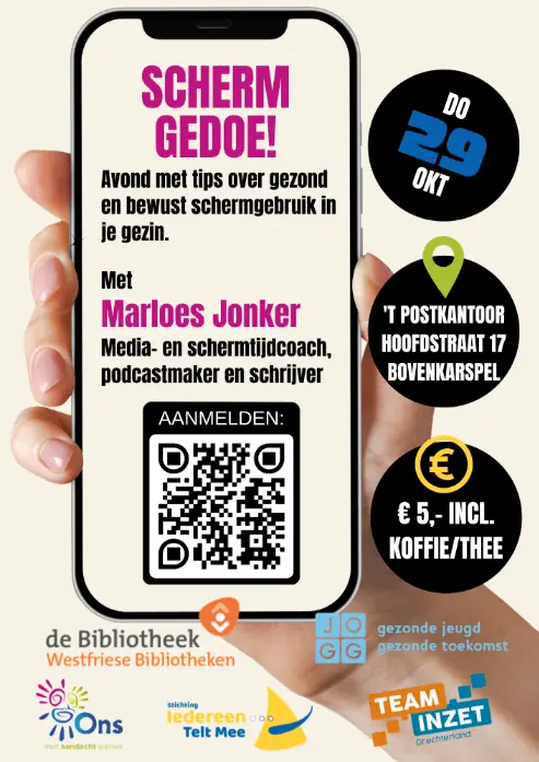 Screen Time: Evening on Healthy and Conscious Screen Use — Het Postkantoor, Bovenkarspel