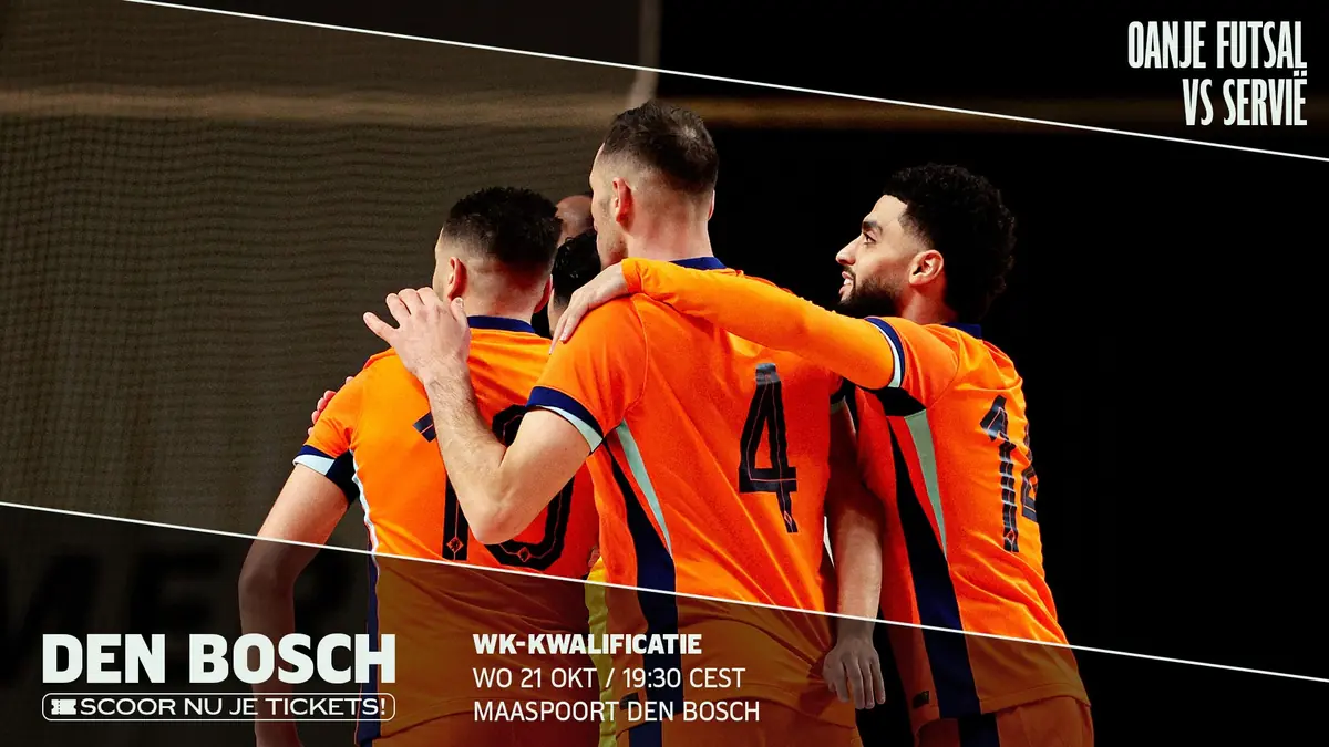 Niederlande gegen Serbien - WM-Qualifikation Futsal — De Maaspoort, 's-Hertogenbosch