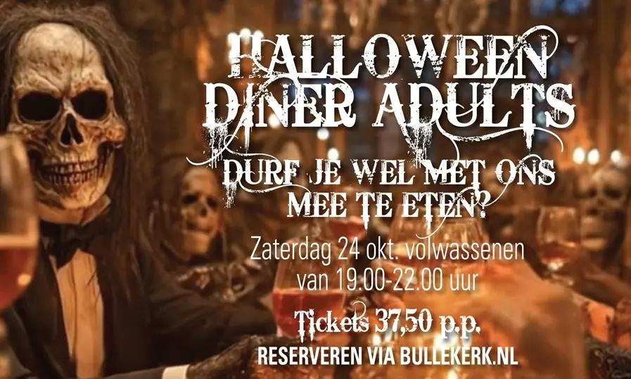 Halloween Dinner for Adults — Cultureel Centrum Bullekerk, Zaandam