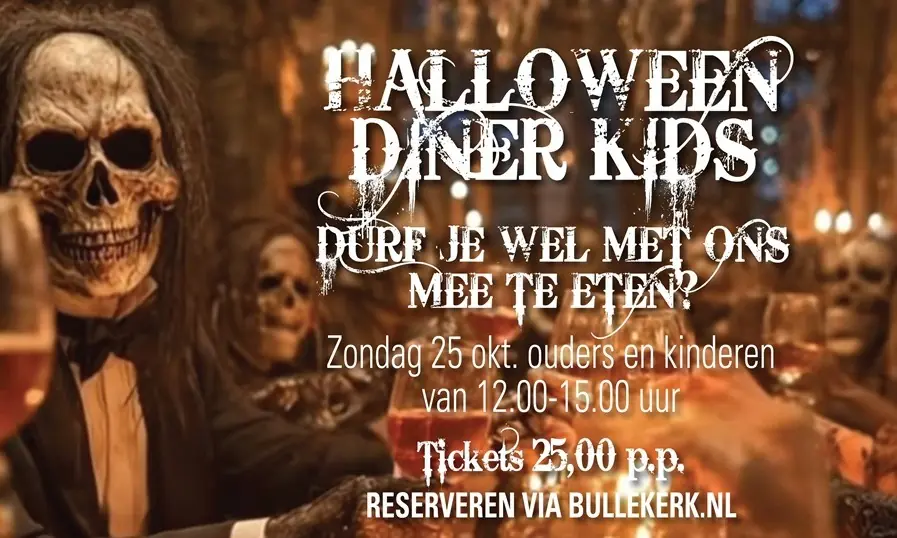 Halloween Dinner for Children — Cultureel Centrum Bullekerk, Zaandam