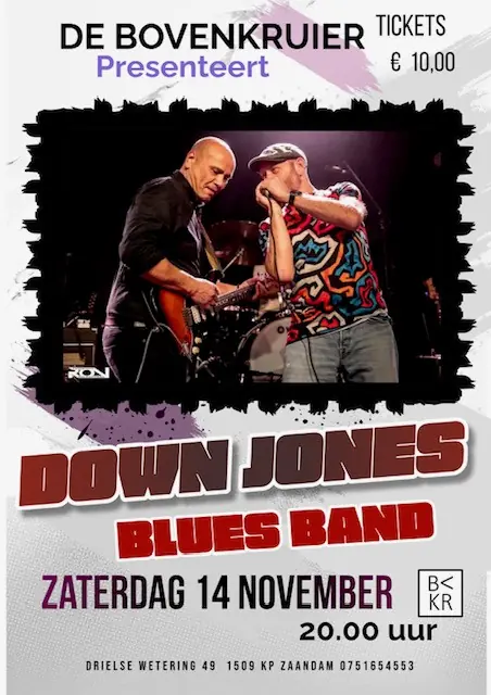 Down Jones — Buurtcentrum De Bovenkruier, Zaandam