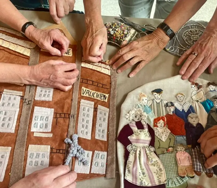 Knit, weave or embroider your mind happy! — Flipje en Streekmuseum Tiel, Tiel