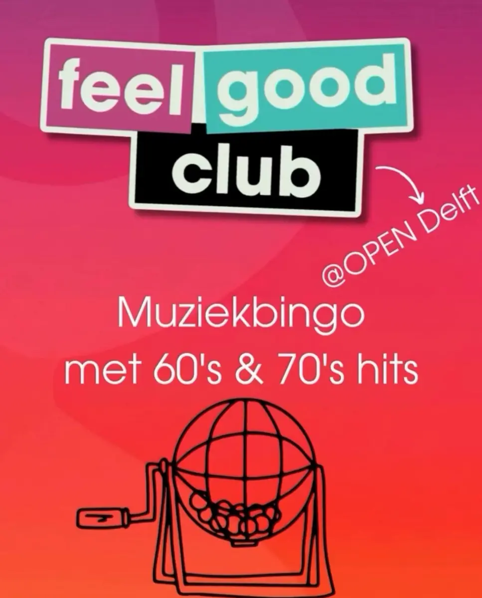 Music Bingo! FeelGoodClub 6070 — OPEN Delft, Delft