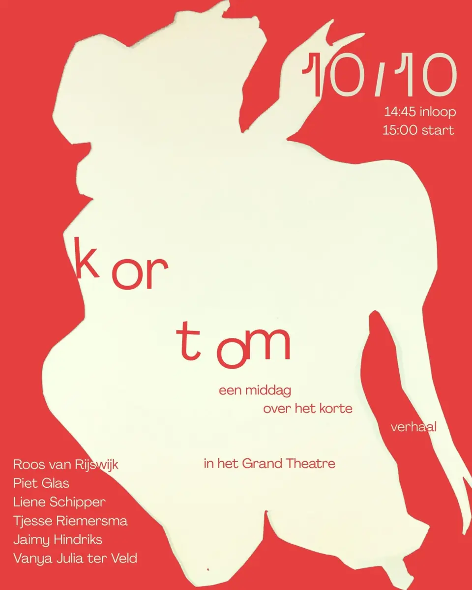 KORTOM - An Afternoon About the Short Story — Grand Theatre, Groningen