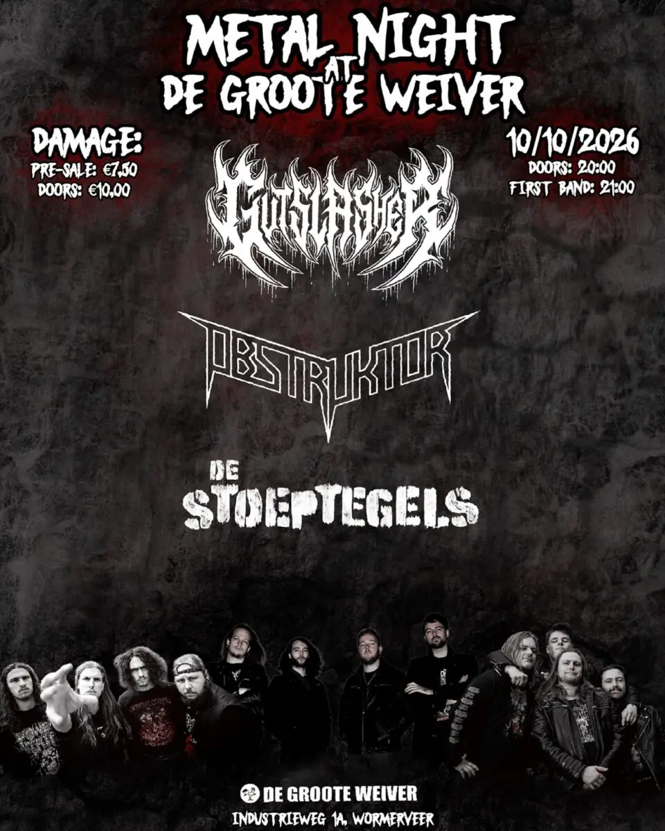 Obstruktor, De Stoeptegels & Gutslasher — De Groote Weiver, Wormerveer