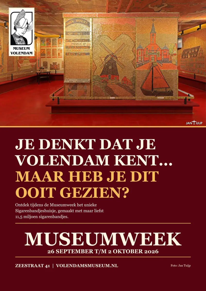 Discover the Cigar Band House during Museum Week — Volendams Museum, Volendam