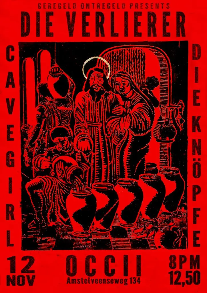 Geregeld Ontregeld: Die Verlierer (DE) + Die Knöpfke (DE) + Cavegirl (AMS) — Occii, Amsterdam