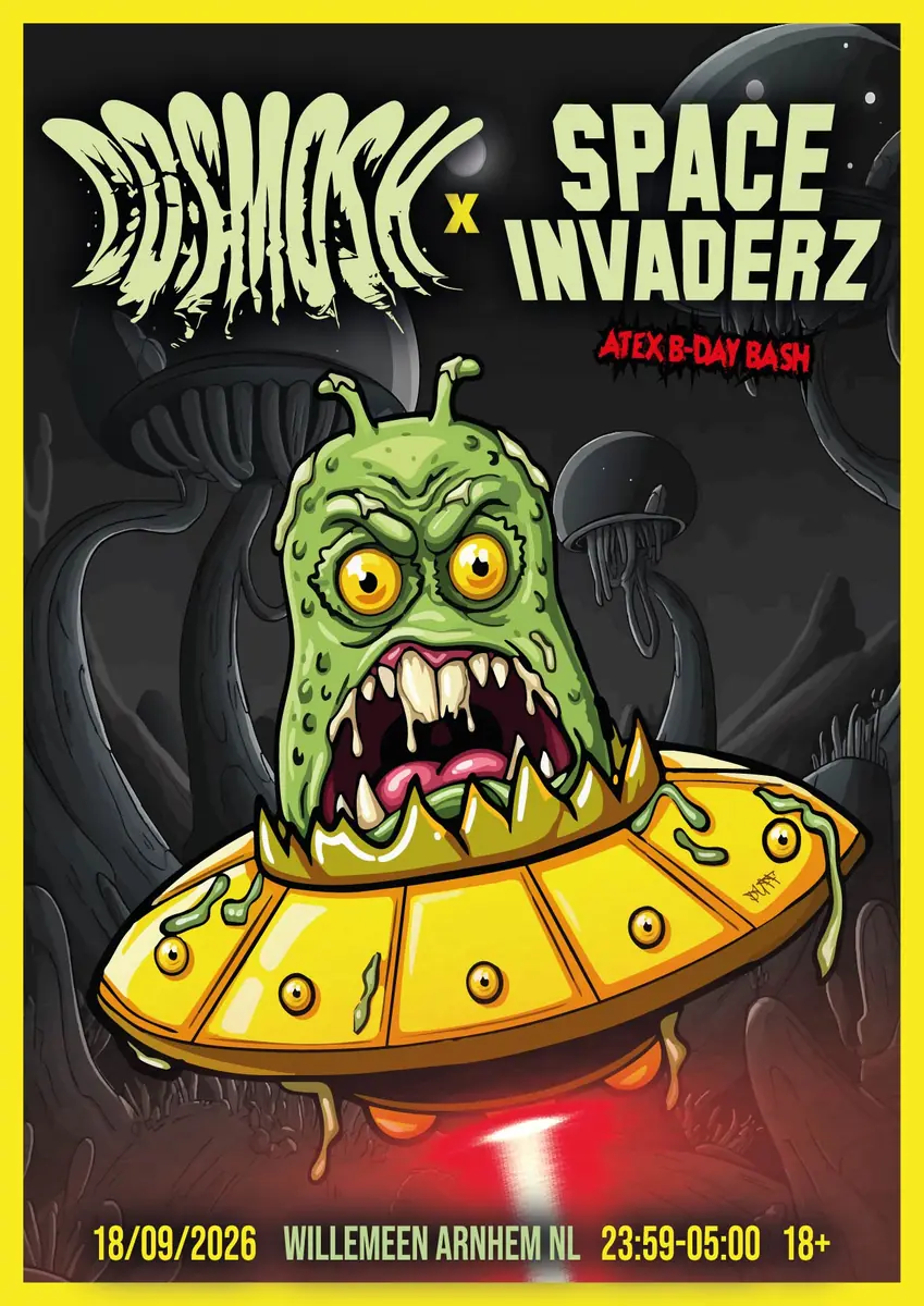 Cosmosh Invites Space Invaderz — Willemeen, Arnheim