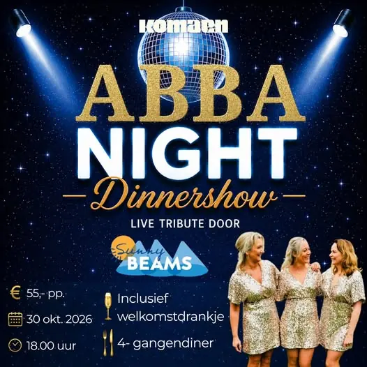 ABBA Night Dinnershow at Komaen - Sold Out β Oirschot