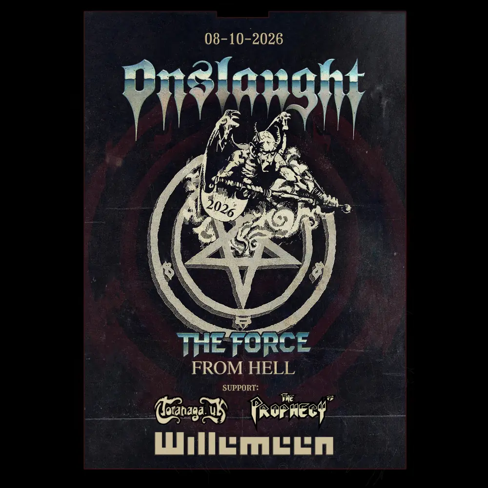 Onslaught (UK) + The Prophecy 23 (DE) + Toranaga UK — Willemeen, Arnheim