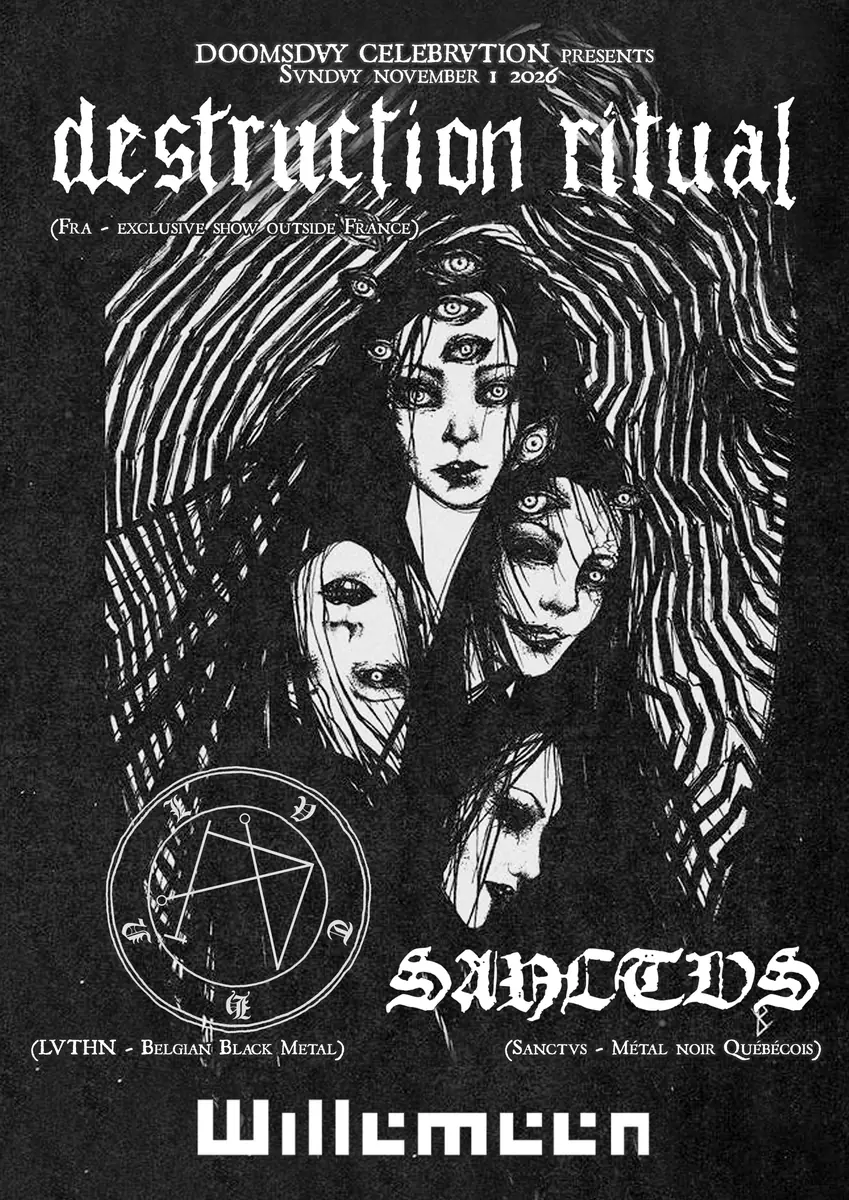 Destruction Ritual (FR) + Sanctvs + Lvthn - Exklusives NL-Konzert — Willemeen, Arnheim