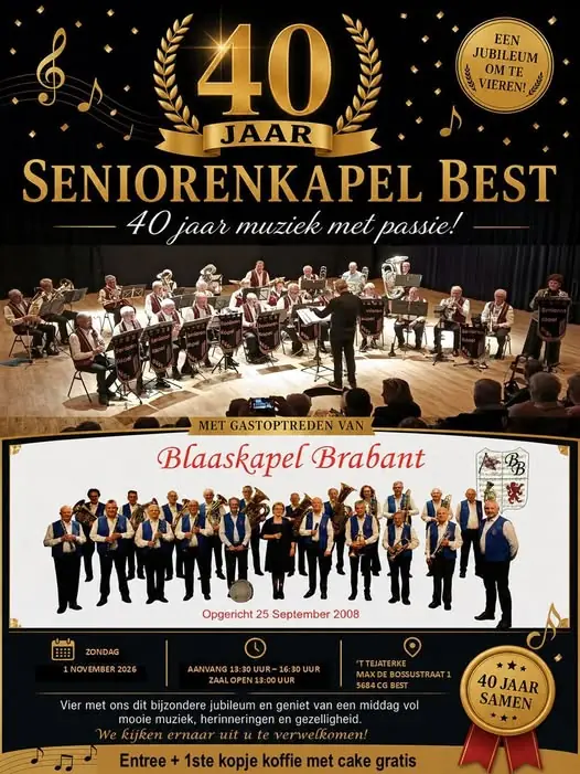 40 Years Seniorenkapel Best in 't Tejaterke — 't Tejaterke, Best