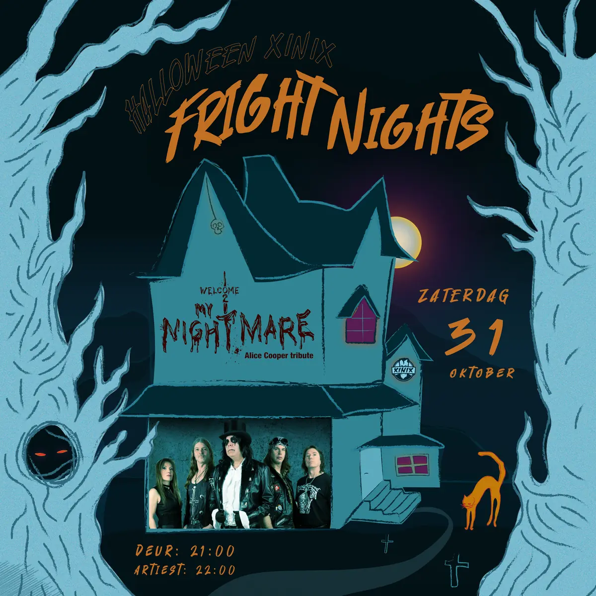 Xinix Fright Night w/ Welcome 2 My Nightmare — Xinix, Nieuwendijk