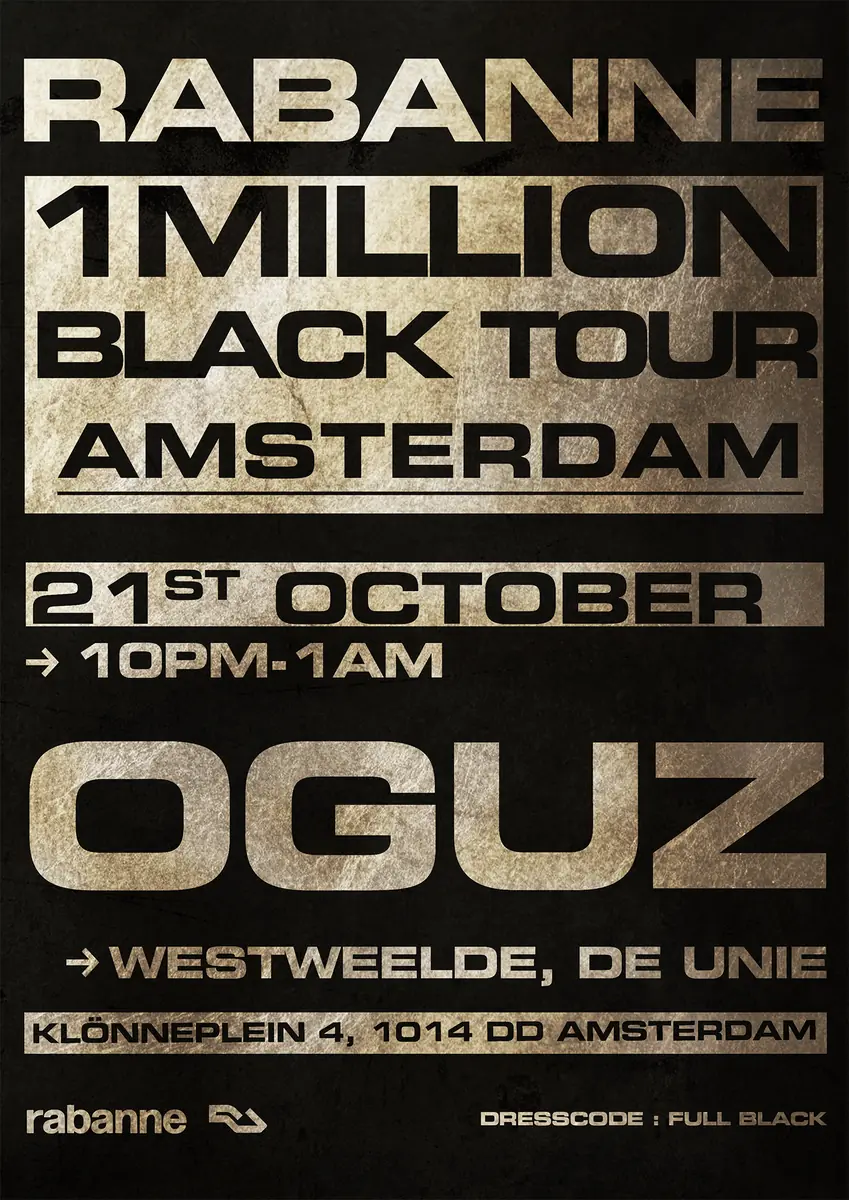 One Million Black Tour Amsterdam — WestWeelde, Amsterdam