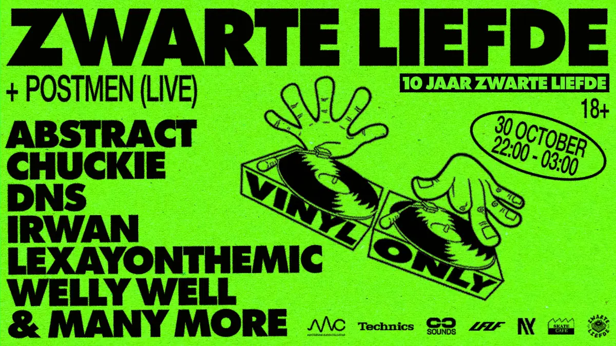 ZWARTE LIEFDE — Skatecafe, Amsterdam