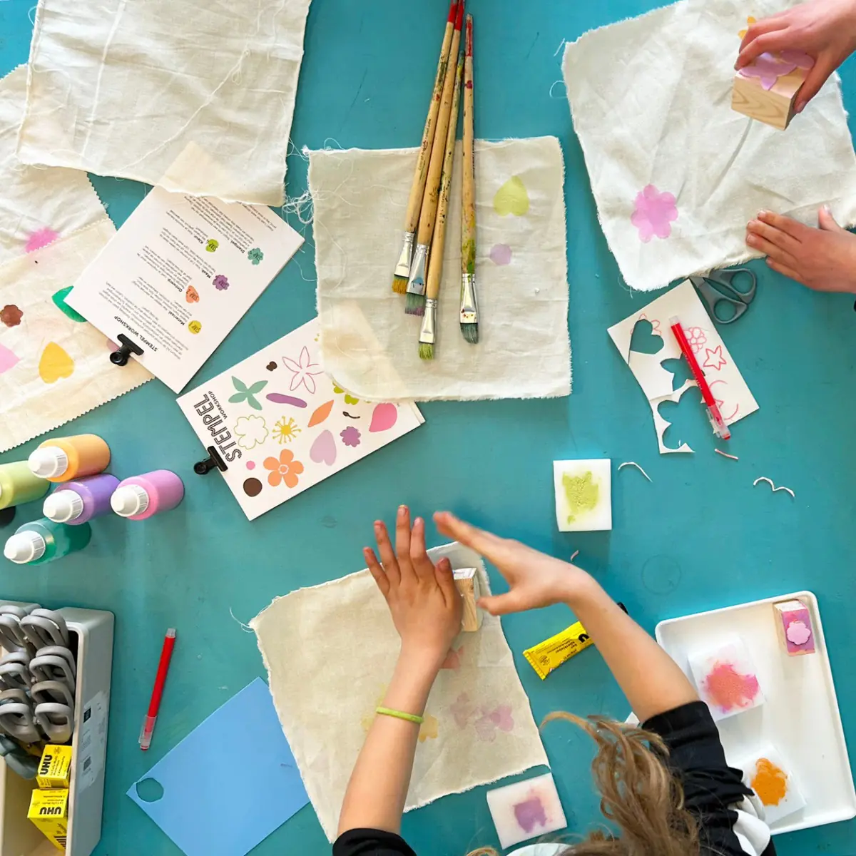 Design Stamps & Print Textiles Workshop β Bibliotheek Rijswijk, Rijswijk