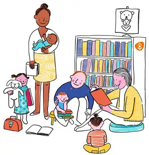 Boekstart Kleinkinder-Bibliothek 2-3 Jahre | Stadsplein