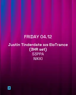 TOFFLER presents Justin Tinderdate B2B Elotrance (3HR set)