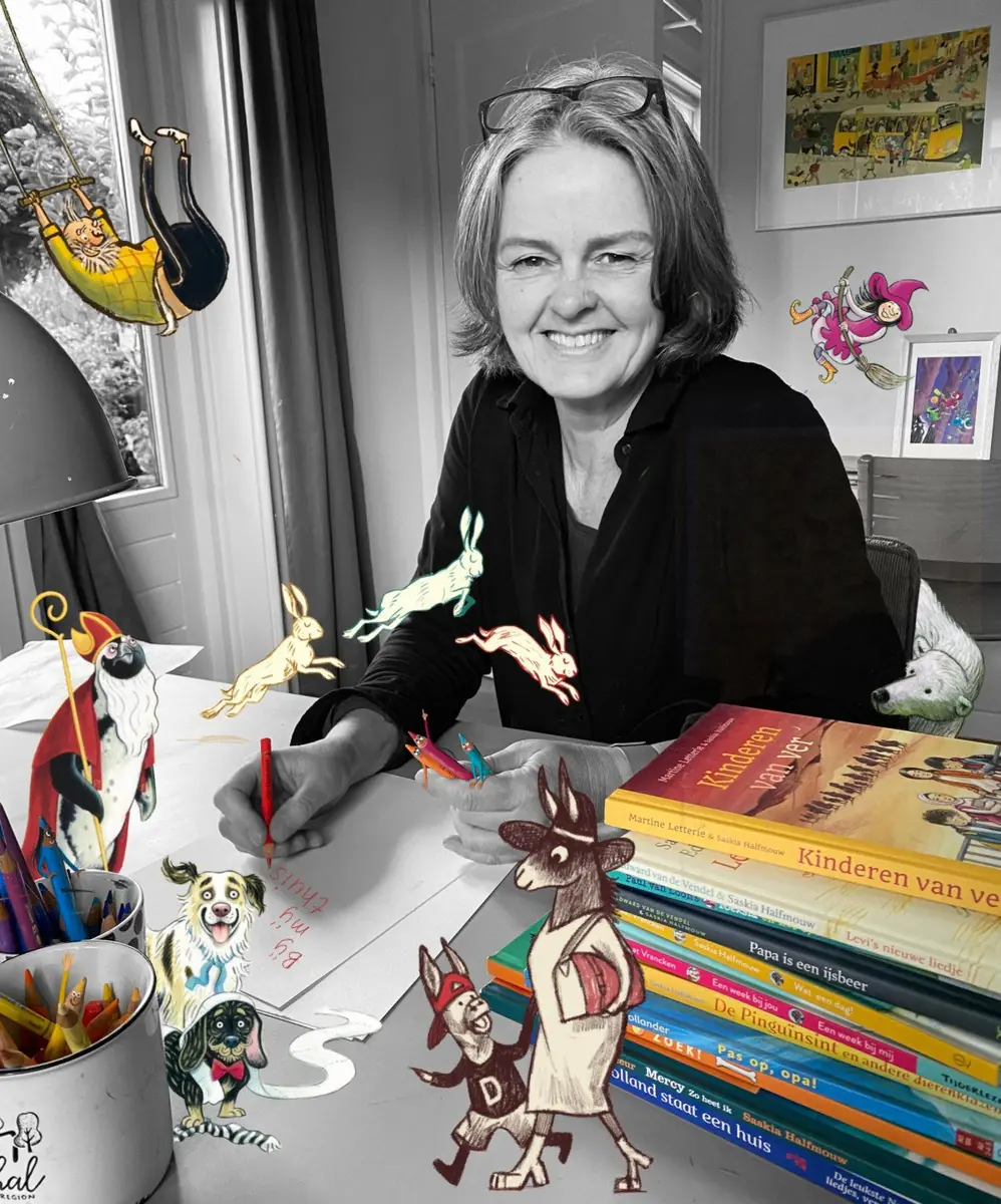 Zeichenworkshop mit Illustratorin Saskia Halfmouw (6+) — Bibliotheek Centrum, Deventer