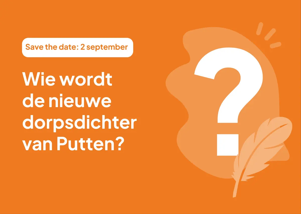 Neuer Dorfpoet von Putten bekannt gegeben — Bibliotheek Putten, Putten