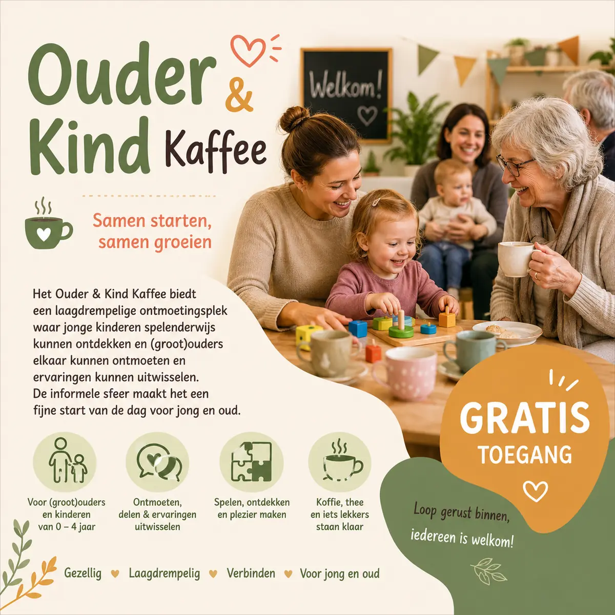 Parent & Child Kaffee — Bibliotheek Scherpenzeel, Scherpenzeel