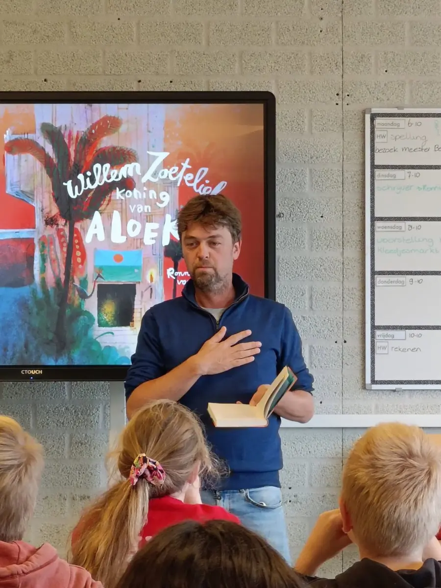 Voorleesworkshop Willem Zoetelief, koning van Aloeka | 7+ — Bibliotheek Naarden, Naarden