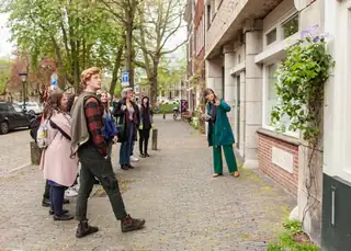 Straßenpoesie-Spaziergang