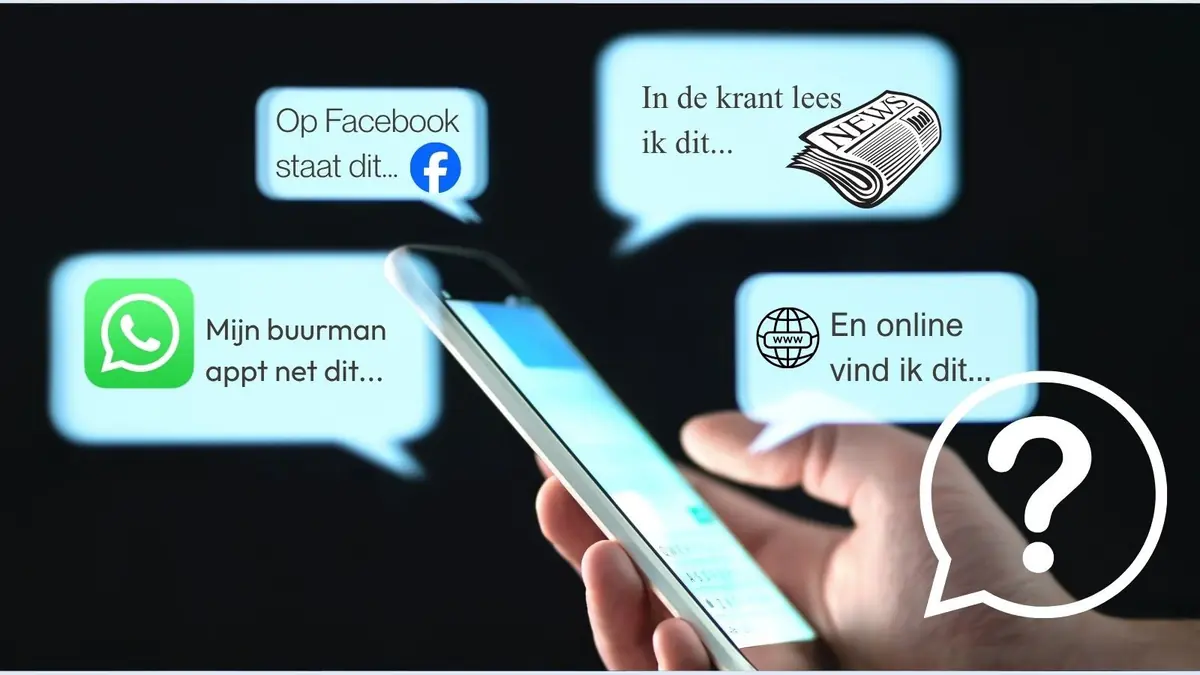 Lezing: Leven in de media - Doorzie desinformatie — Het Kwartier, Stolwijk