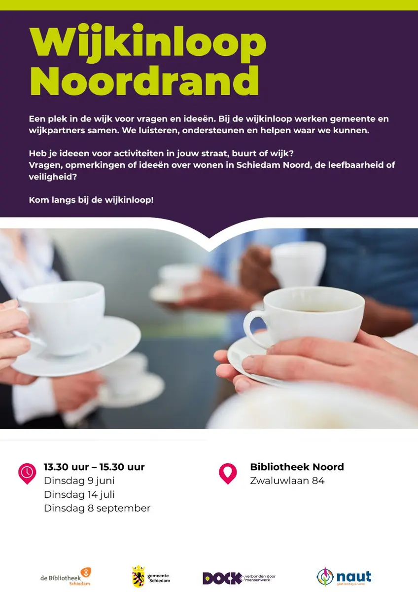Wijkinloop Noordrand — Noord, Schiedam