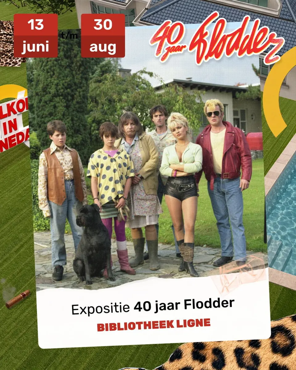 Ausstellung 40 Jahre Flodder — Bibliotheek Sittard, Sittard