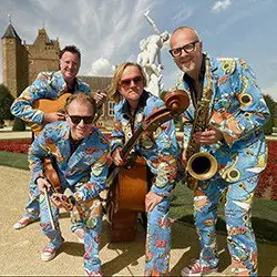 Geërfdenconcert: comedy jazzact van the Busquitos — Velp, Muziektent, Velp