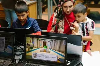 Programming Robots in Minecraft