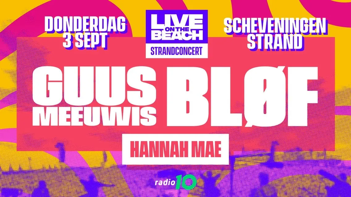 Guus Meeuwis und BLØF - LIVE on the BEACH Rollstuhl/Begleiter — Noorderstrand Scheveningen, Den Haag