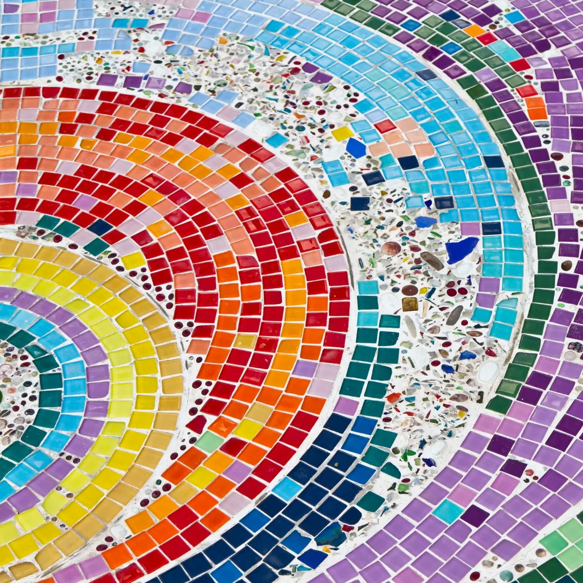 Mosaikkunst in der Bibliothek — Bibliotheek Eijsden, Eijsden