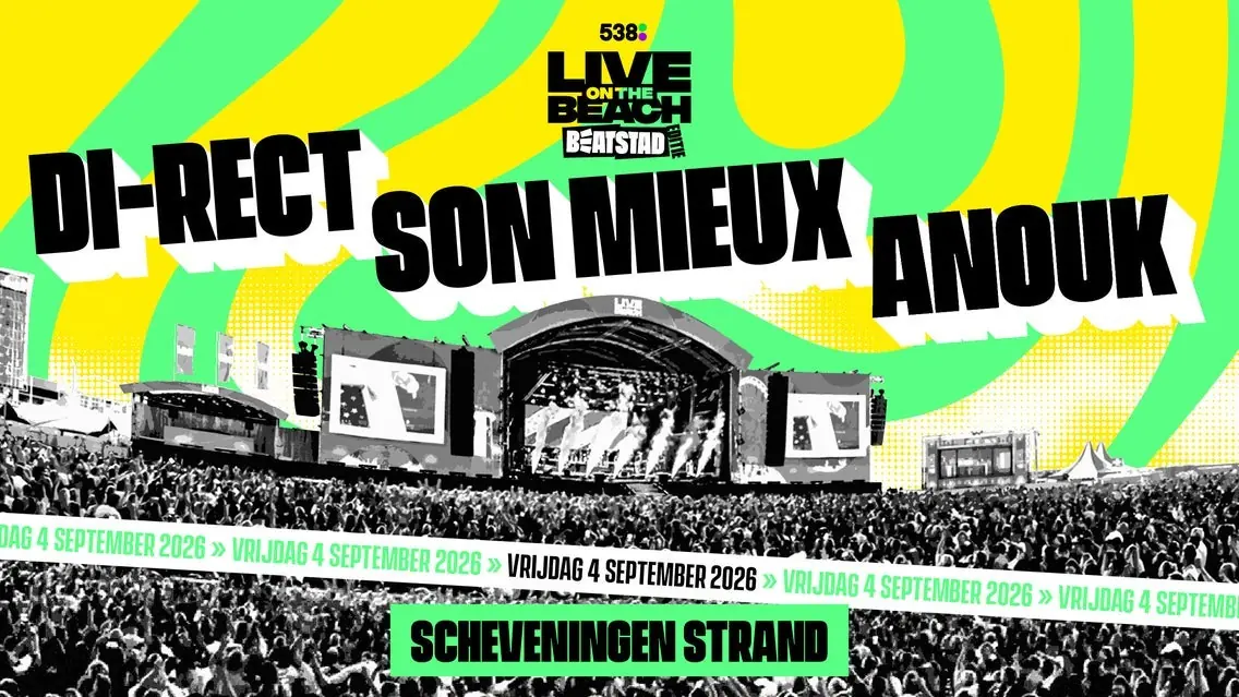 LIVE on the BEACH - BEATSTAD EDITIE Rolstoel begeleider β Noorderstrand Scheveningen, Den Haag