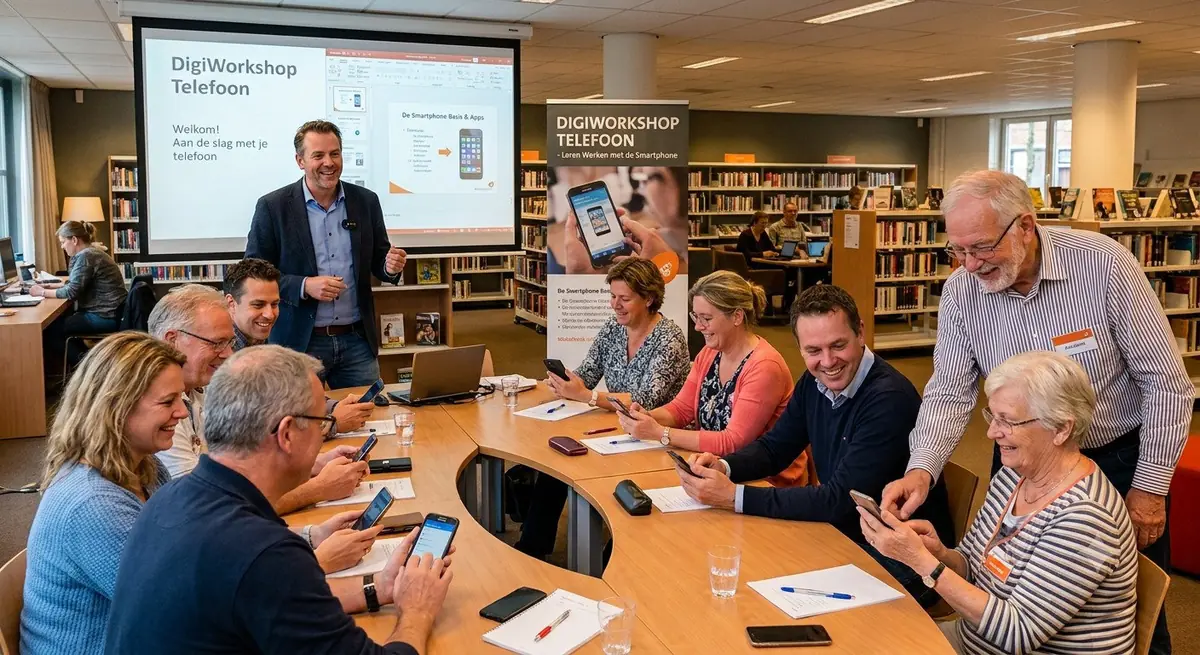 DigiWorkshops Telefon Nuenen: Apps — Bibliotheekvestiging Nuenen, Nuenen