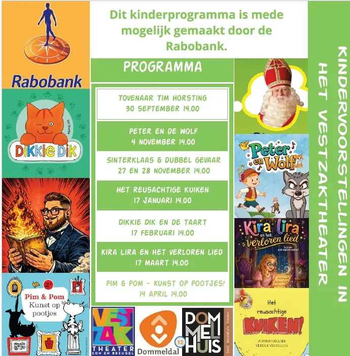 Children's Performance: Peter and the Wolf β Vestzaktheater, Son en Breugel