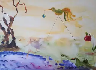 Expositie: Een wonderlijke wereld zweeft voorbij | Ilona Riebeek