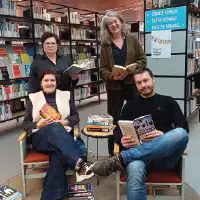 BoekenProeven mit Jeanette, Danny, Yvonne und Manon