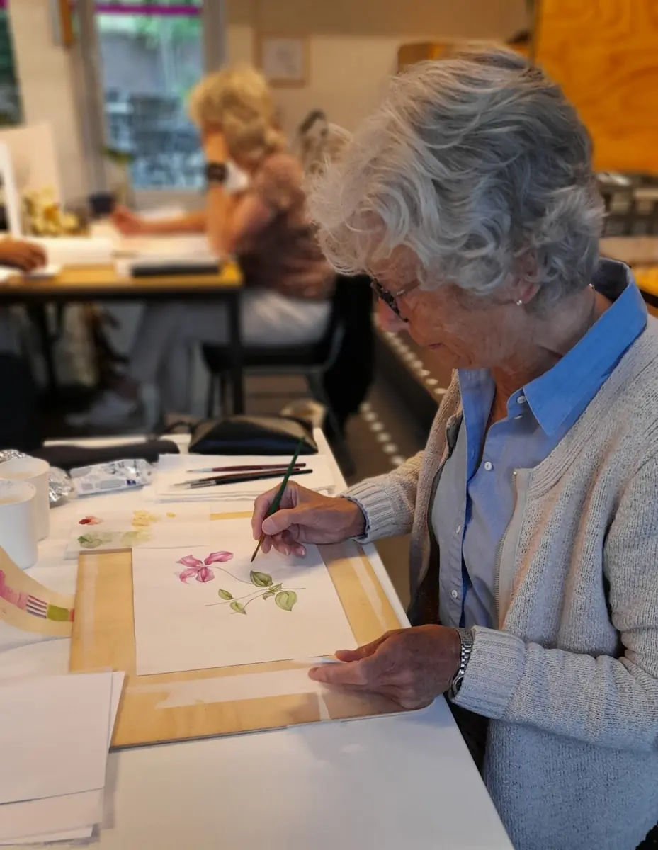Kurs Botanisches Zeichnen und Aquarellieren — Bibliotheek Voorschoten, Voorschoten