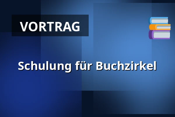 Schulung für Buchzirkel — de Bibliotheek Winterswijk, Winterswijk
