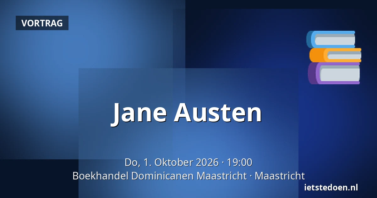 Jane Austen — Boekhandel Dominicanen Maastricht, Maastricht