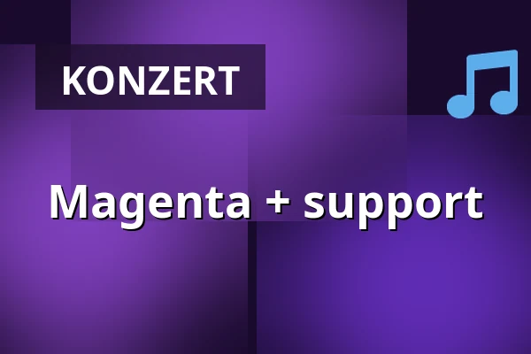 Magenta + support — Poppodium Boerderij, Zoetermeer
