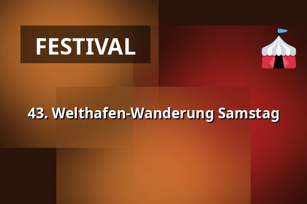 43. Welthafen-Wanderung Samstag — BoTu Wandelen Wereldhaventocht, Rotterdam