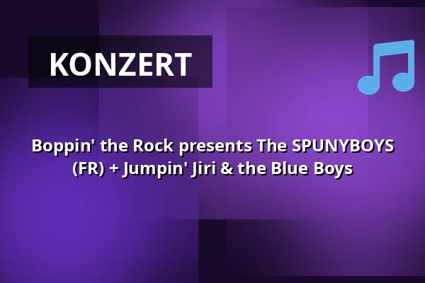 Boppin' the Rock presents The SPUNYBOYS (FR) + Jumpin' Jiri & the Blue Boys — dB's, Utrecht