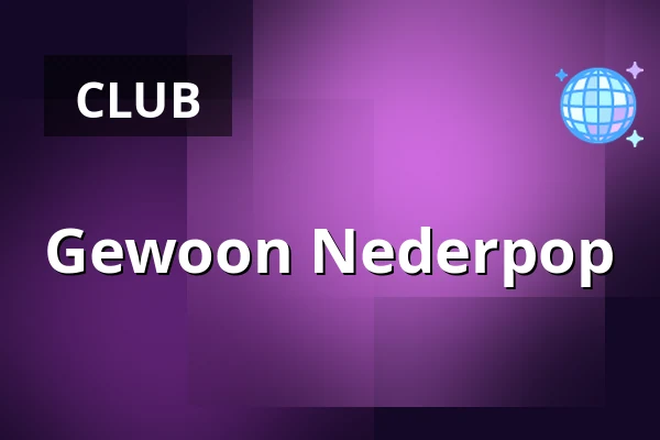 Gewoon Nederpop — Poppodium De Bosuil, Weert