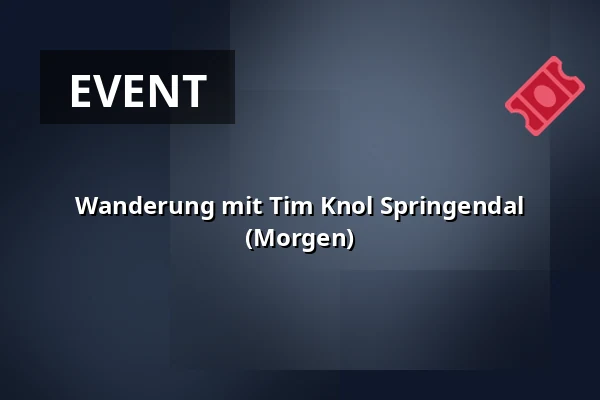 Wanderung mit Tim Knol Springendal (Morgen) — Parkeerplaats natuurgebied Springendal, Hezingen