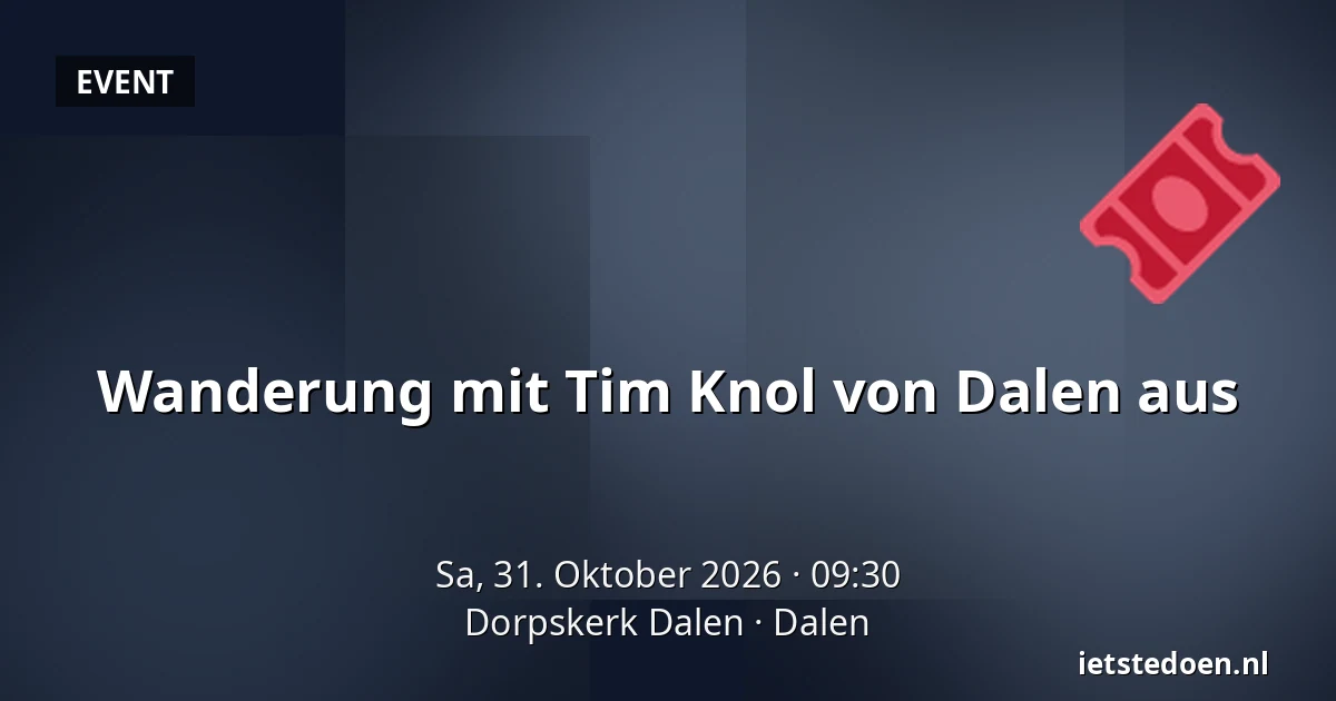 Wanderung mit Tim Knol von Dalen aus — Dorpskerk Dalen, Dalen