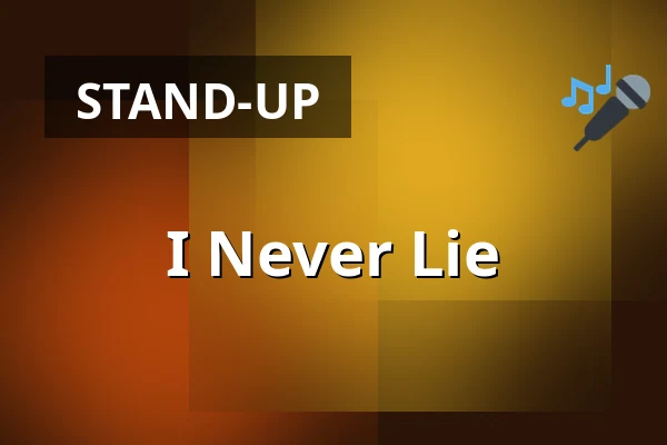 I Never Lie — Plein Theater, Amsterdam